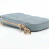 ChristianDiorCannagePhoneHolderLeatherChainshoulderbagBlue4
