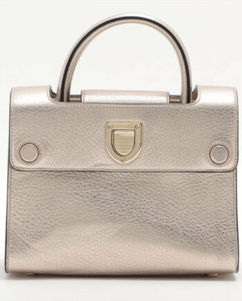 Christian Dior Diorama Leather 2way handbag Silver