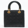 ChristianDiorLadyDiorCannageLeatherHandbagBlackColor2