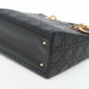 ChristianDiorLadyDiorCannageLeatherHandbagBlackColor3