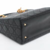ChristianDiorLadyDiorCannageLeatherHandbagBlackColor4