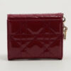 ChristianDiorLadyDiorLotusWalletPatentleatherWalletRed2