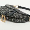 ChristianDiorObliqueSaddleBagcanvassShoulderbagNavyblue3
