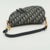 ChristianDiorObliqueSaddleBagcanvassShoulderbagNavyblue5
