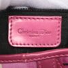 ChristianDiorSaddleBagCanvasxenamelShoulderbagPink8