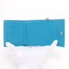 DIORLadyDiorLotusWalletPatentleatherWalletBlue3
