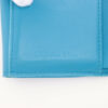 DIORLadyDiorLotusWalletPatentleatherWalletBlue5
