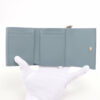 DIORLadyDiorPatentleatherWalletBlue3