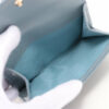 DIORLadyDiorPatentleatherWalletBlue5