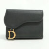 DIORSaddleLeatherWalletBlack1