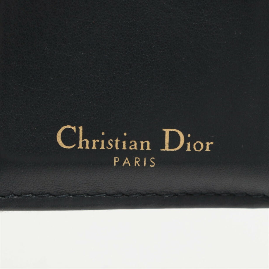 DIOR Saddle canvass Wallet Navy blue