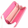 Fendi8M0299LeatherRound-Zip-WalletPink3