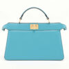 FendiICUEASTWESTLeather2wayhandbagBlue1