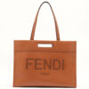 FendiLogoLeather2waytotebagBrown1