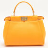 FendiMiniPeek-a-booLeather2wayshoulderbagOrange2