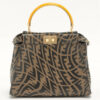 FendiMiniPeek-a-booZUCCaLeather2wayhandbagBeige8BN2441