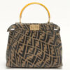 FendiMiniPeek-a-booZUCCaLeather2wayhandbagBeige8BN2442