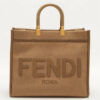 FendiSunshinemidiumWoolTotebagBrown1