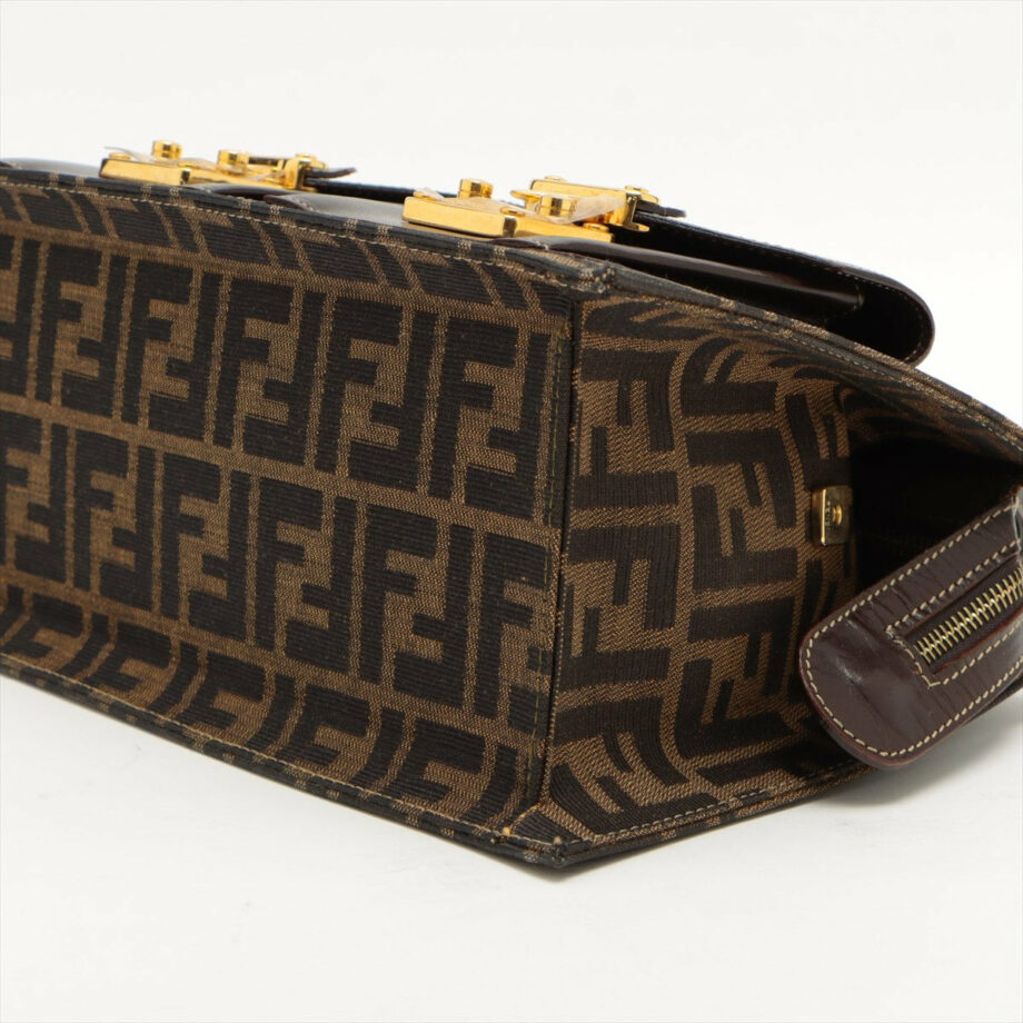 Fendi ZUCCa 2way handbag Brown