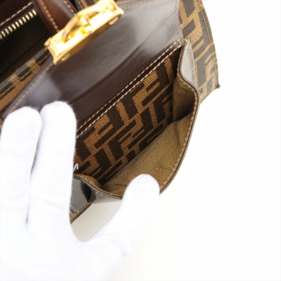 Fendi ZUCCa 2way handbag Brown