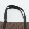 FendiZUCCaCoatingcanvasxCalfLeatherTotebagBrown6