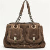 FendicoatedvelourChainshoulderbagGoldxbrown1