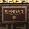 FendixVersaceFenderChoiSunshineCanvas_leatherHandbagMulticolor8BH3738