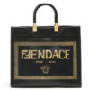 FendixVersaceFenderChoiSunshineLeather2wayhandbagBlack8BH38601