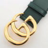 Gucci406831DoubleGBelt85_34LeatherGreen2
