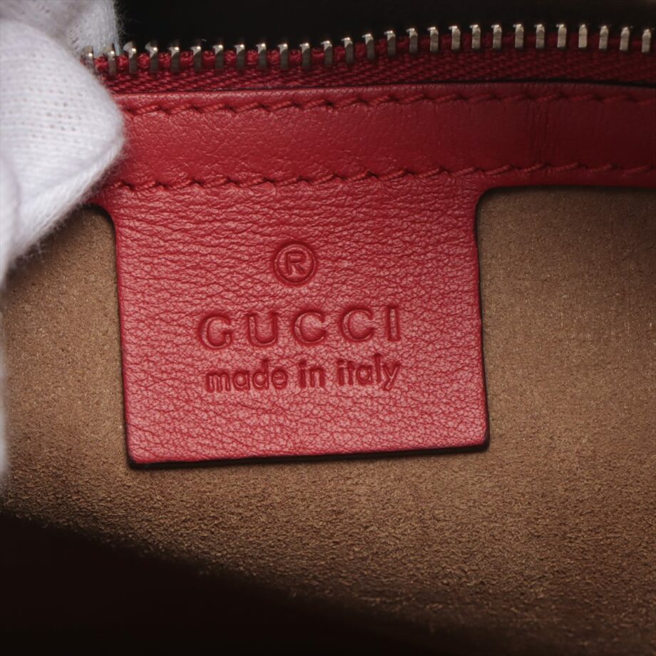 GucciGGSupremeArabesquePVC_leather2wayhandbagBeigexred40952909