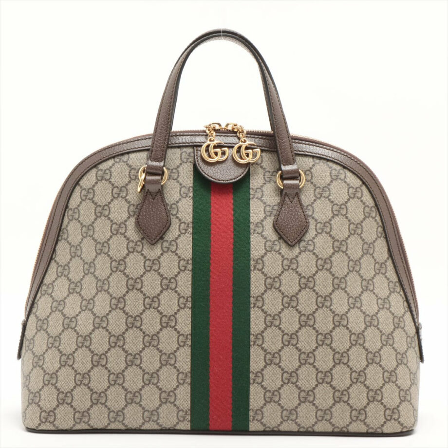 Gucci GG Supreme Ophidia 2way handbag Beige 524533