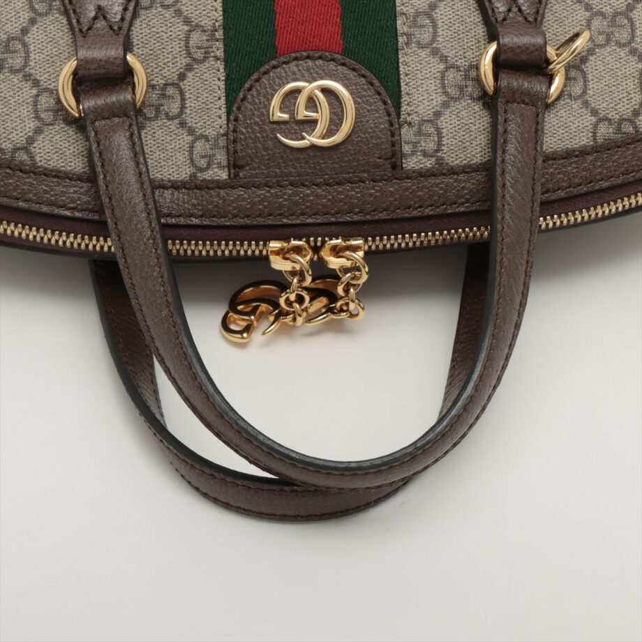 Gucci GG Supreme Ophidia 2way handbag Beige 524533