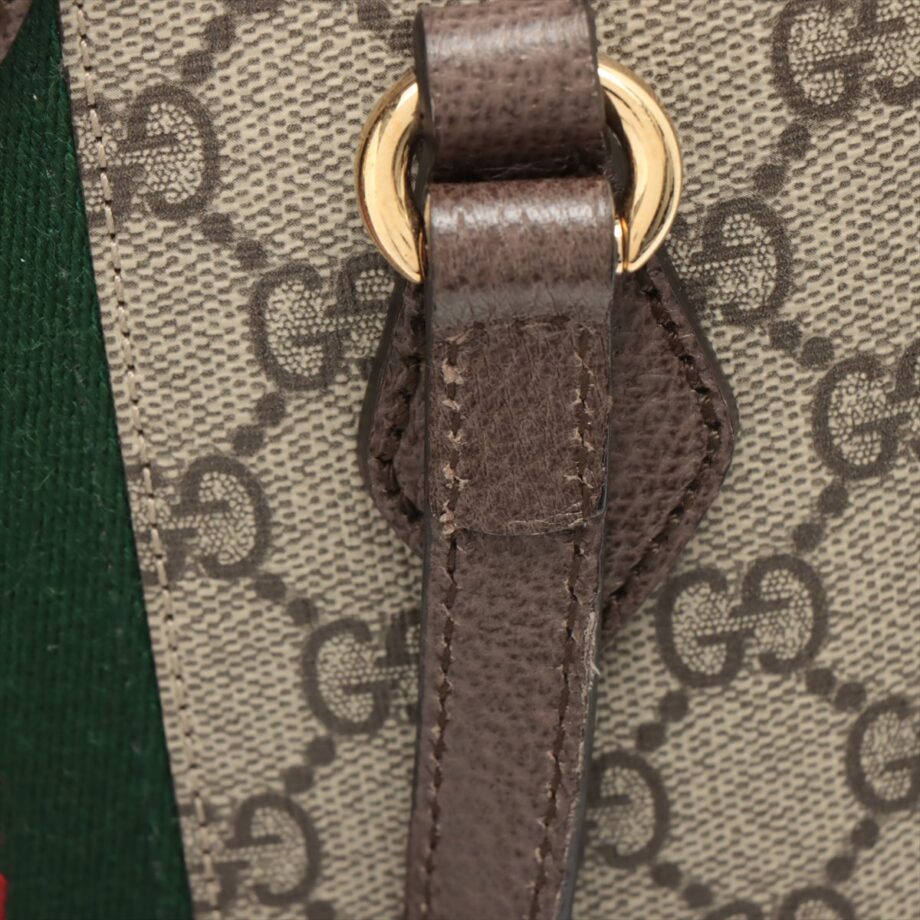 Gucci GG Supreme Ophidia 2way handbag Beige 524533