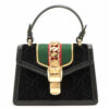 GucciGGvelvet2wayhandbagBlack470270Thereissomestickinessontheedge1