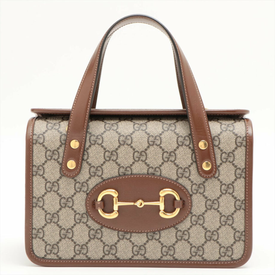 Gucci Horse Bits GG Supreme 2way shoulder bag
