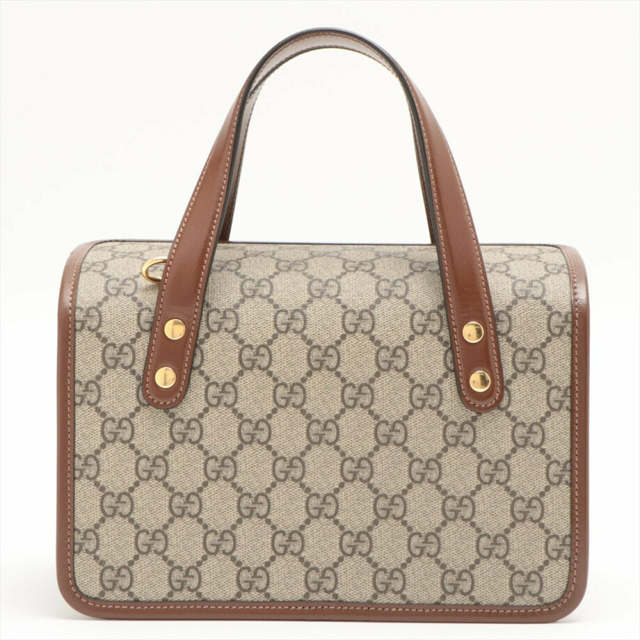 Gucci Horse Bits GG Supreme 2way shoulder bag