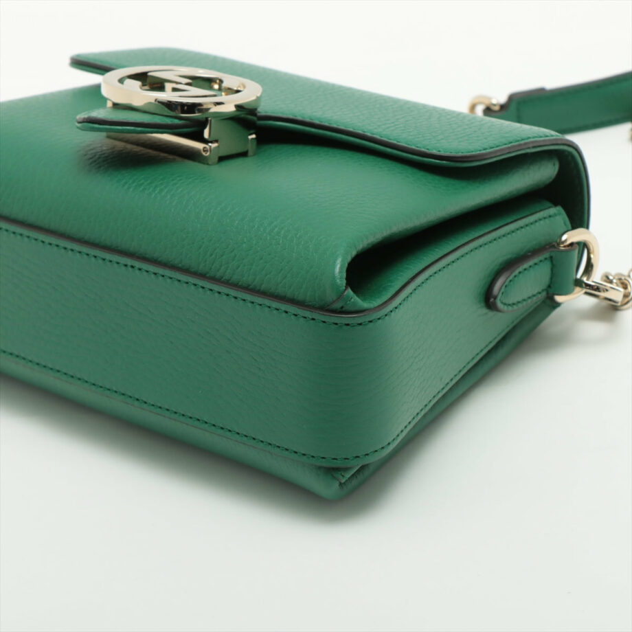 Gucci Interlocking G Leather Chain shoulder bag