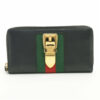 GucciSylvie476083LeatherRound-Zip-WalletBlack1