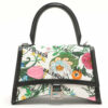 GuccixBalenciagaFloraHourglassCanvas_leather2wayshoulderbagBlack6816971