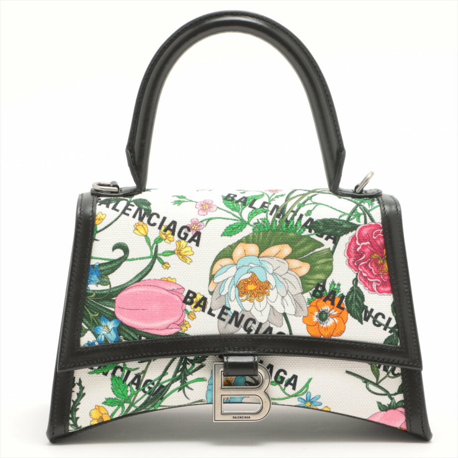 Gucci x Balenciaga Flora Hourglass Canvas & leather 681697