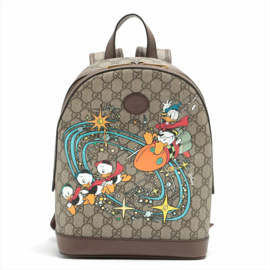 Gucci x Disney GG Supreme Backpack Beige
