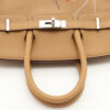 HermesBirkin25SwiftbiscuitsSilverMetalfittingsZ05