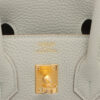 HermesBirkin25TogoPearlgreyGoldMetalfittingsZ202109