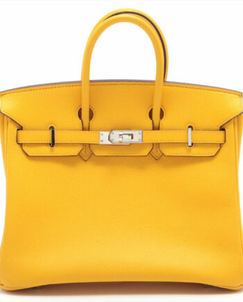 Hermes Birkin 25 bag Veau Epsom Soleil Silver Metal fittings 2005