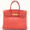 HermesBirkin30OstrichRougevifGoldMetalfittings_Z199601