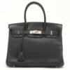HermesBirkin30TaurillonClemenceBlackSilverMetal1