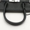 HermesBirkin30TaurillonClemenceBlackSilverMetal5