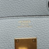 HermesBirkin30TaurillonClemenceBlueBlumGoldMetalfittingsZ202110
