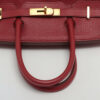 HermesBirkin30TaurillonClemenceRedGoldMetal05