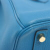 HermesBirkin30TogoBlueZelligeGoldMetal13